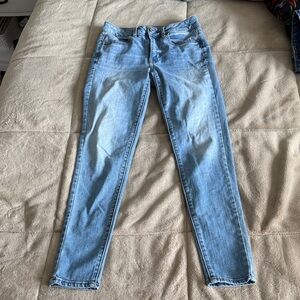 American Eagle Outfitters High Rise Light Blue Jeans